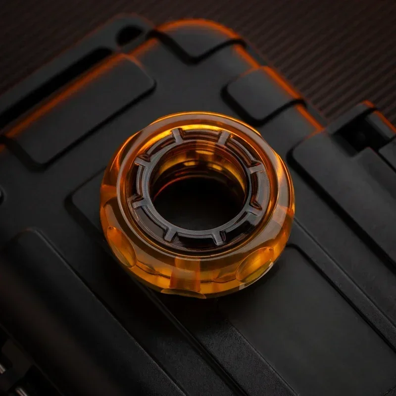 Fidget Gyro Edc GAO Edc Cheese Ring Ratchet Mechanical Ring Decompression Metal Toy Adult Leisure Entertainment Desk Toy