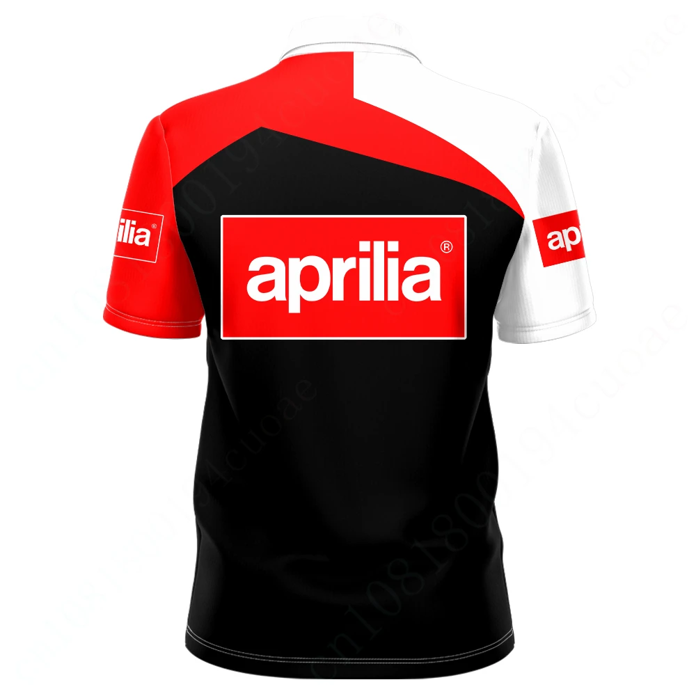 Aprilia Polo Shirts And Blouses Quick Drying Short Sleeve Unisex Clothing Anime Golf Wear Harajuku Tee Casual T Shirt For Men