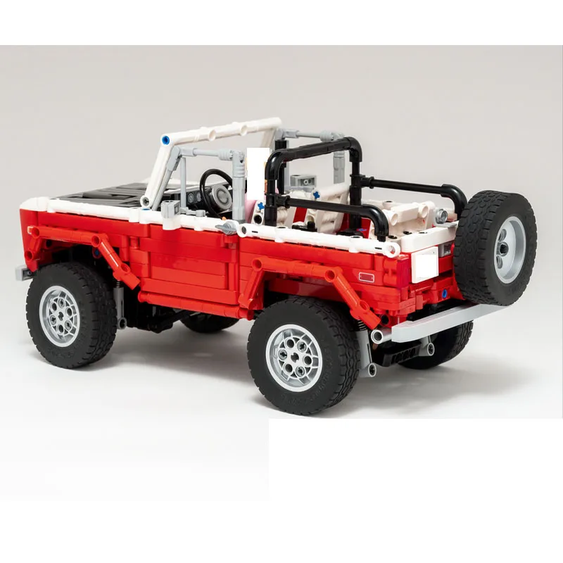 MOC-242141 Novo modelo de bloco de construção de carro esportivo clássico urbano, 1477 peças, presente de brinquedo de aniversário e natal para meninos e crianças