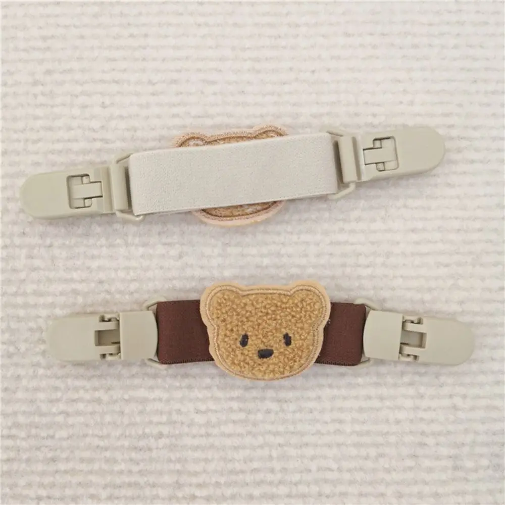 Moda ajustable para niños falda antideslizante colgante hombro Clip oso Correa Clip tirantes Clip pantalones Correa Clip