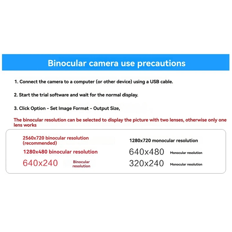 100 Degree Dual Camera Module OV9732 1MP 2.1Mm Dual Camera Module Manual Focus For Winxp/7/8/10 Linux/Android