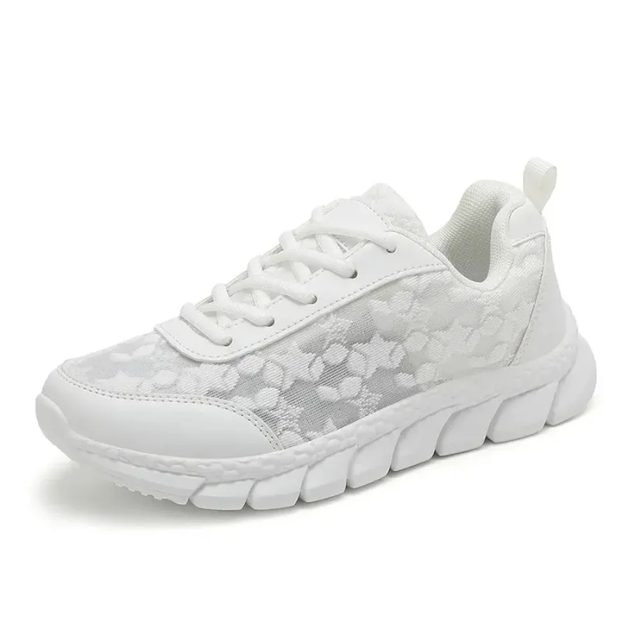 Men' and Women' Breathable Mesh Sneakers - Soft Sole Cushioned Sneakers with Insole and MD Sole Lightweight Non-Slip Suitable f