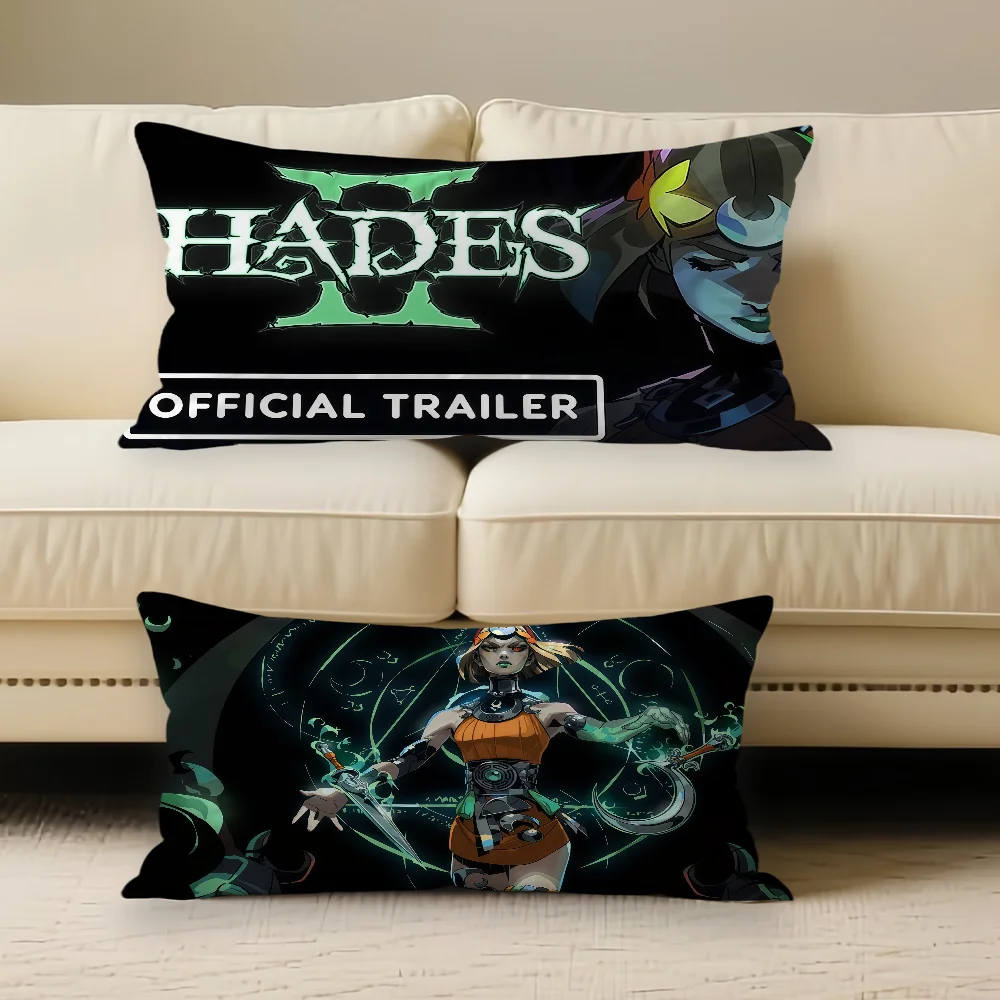 Role playing games H-Hades 2  Pillow Case Suitable for Office Bedroom Sofa Home Decoration Rectangle Cushions