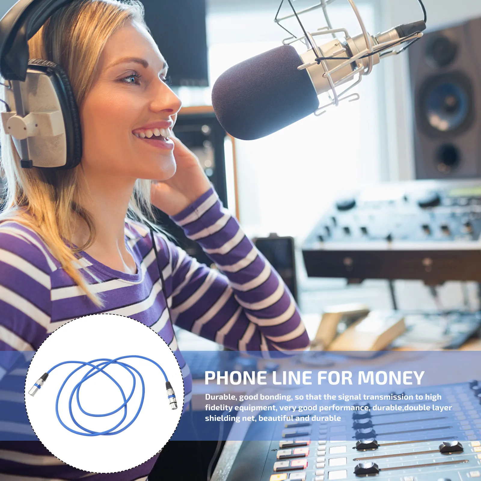 2M Xlr Microphone C…