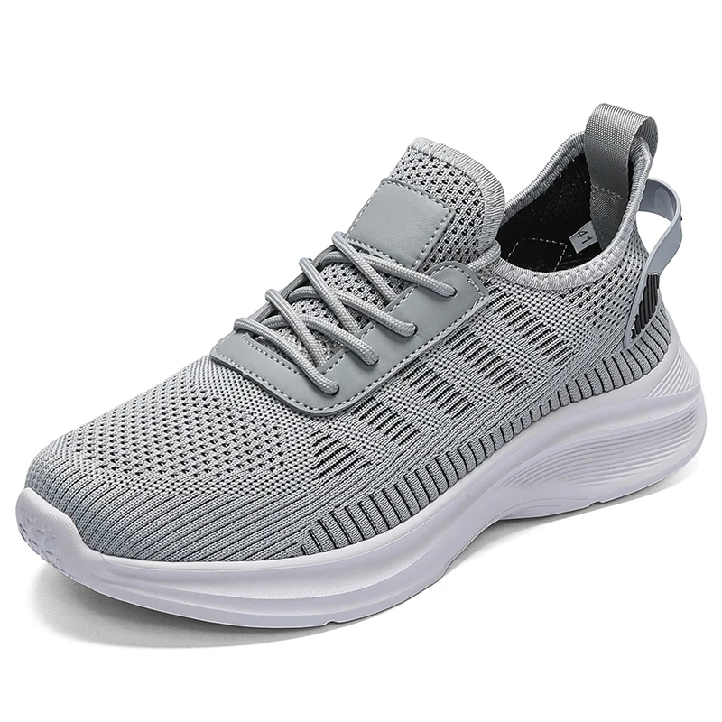 

Men's spring new casual versatile youth lightweight sports running shock-absorbing fly woven mesh breathable dad shoes