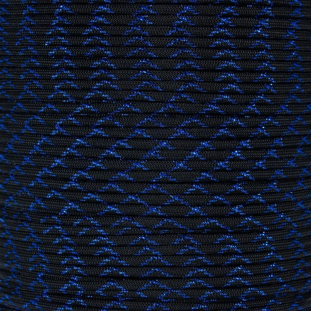 باراكورد من النوع III ذو 7 خيوط مع قلب نايلون 100% وقوة شد 550 رطل للتخييم والمرافق والربط