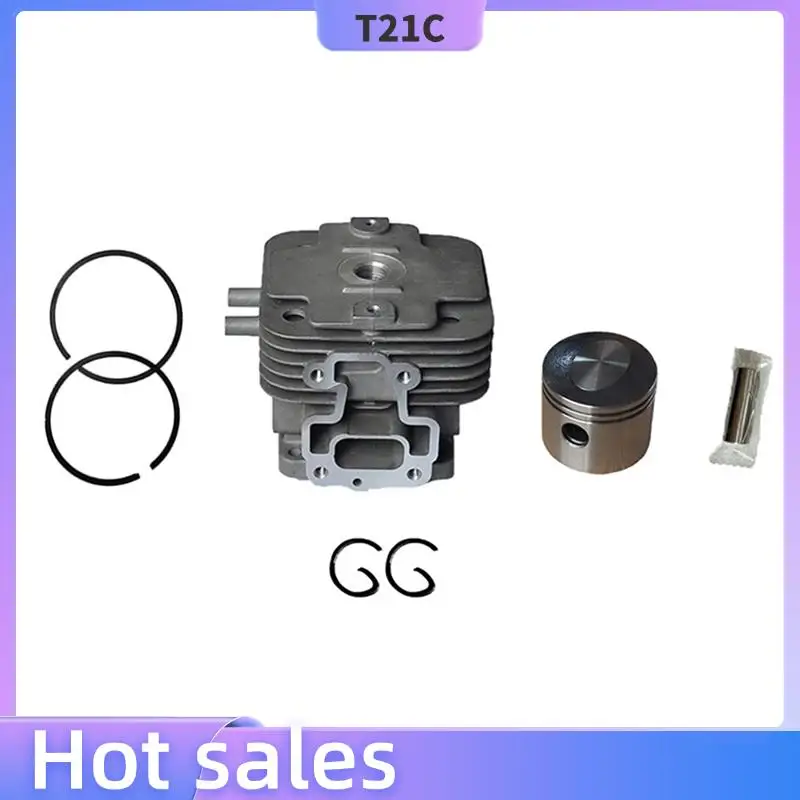 

T21C 44Mm Cylinder Piston Kit For Kawasaki TJ53 TJ53E Garden Tools Strimmer Blower Cut Spare Parts 11005-0650 11005-2166