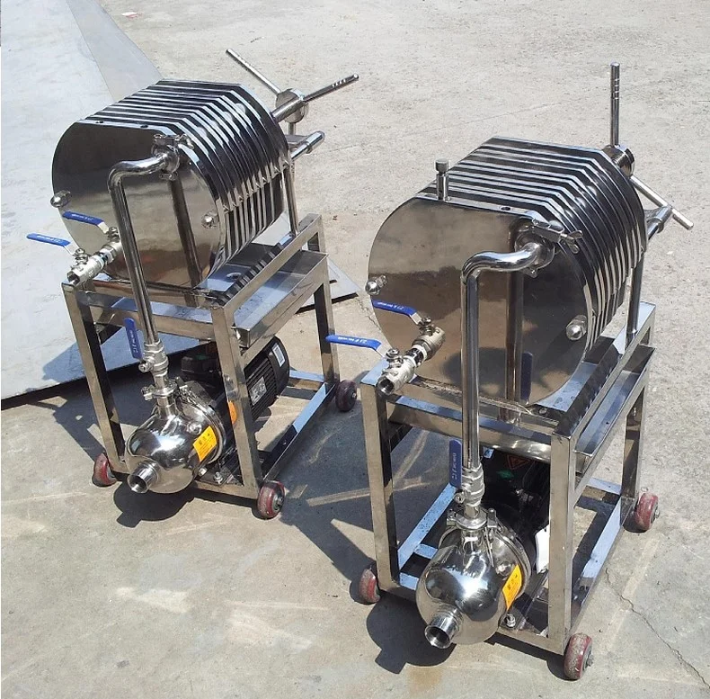 Filtro de placa e estrutura Filtro de água Prensa de óleo comestível Refinador