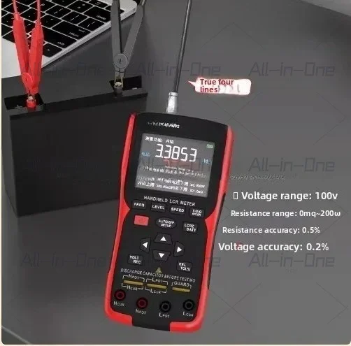 Suitable for High Precision Handheld LCR Meter Digital Bridge Battery Internal Resistance ZT-DQ02