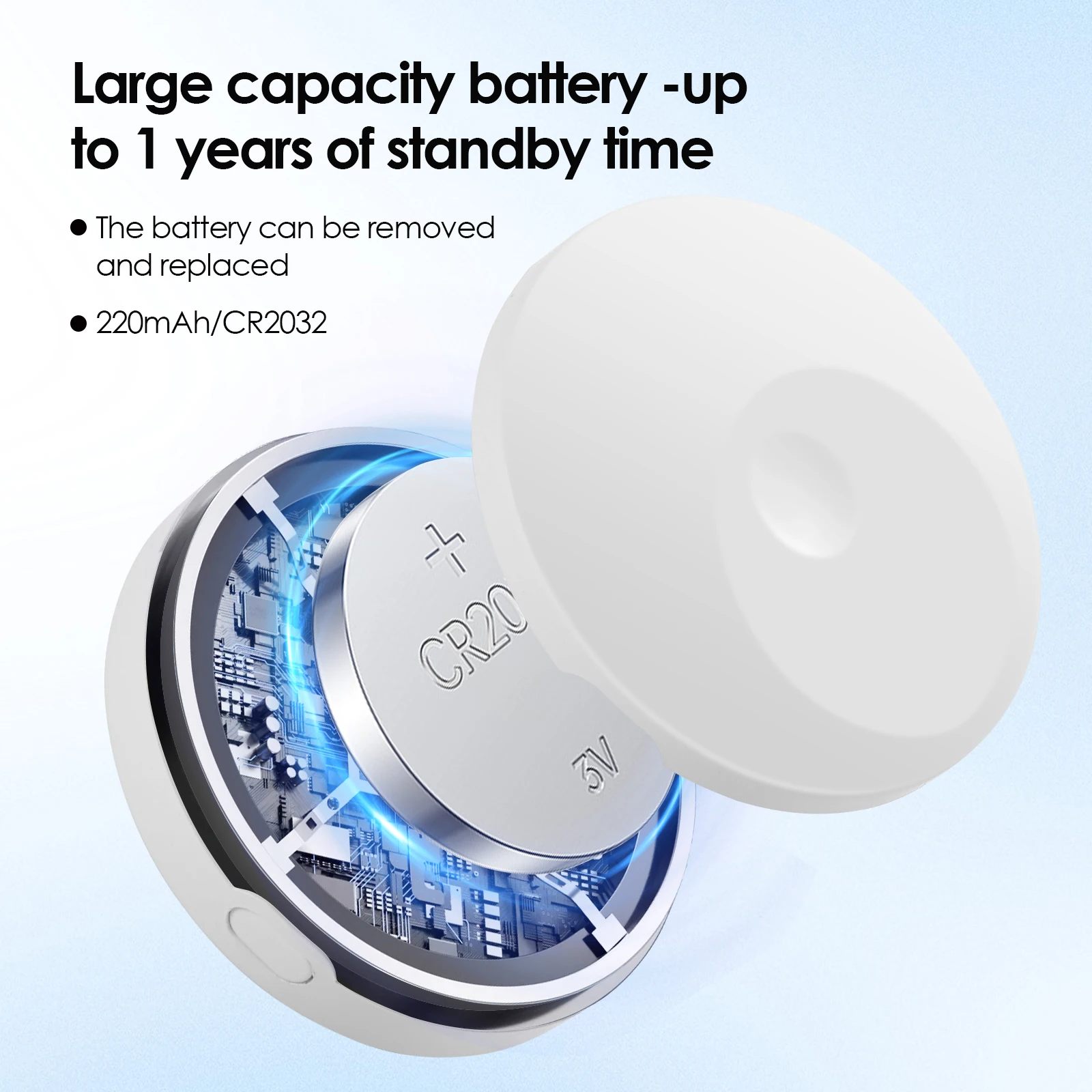 GPS-тег-трекер Find My Mini Bluetooth GPS с длительным временем ожидания Глобальное точное позиционирование Анти-потерянное устройство Доступны два цвета ﻿