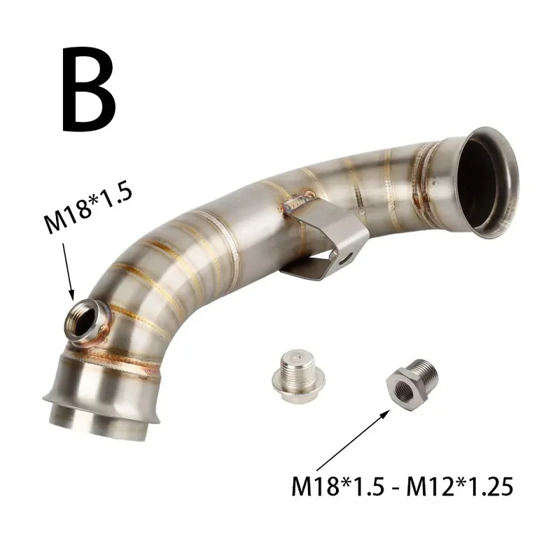 For KTM 890 Adventure 2021 to 24 2025 890 Adventure R, Rally, ADV, L A2 22-25 Escape Motorcycle Exhaust Middle Link Pipe Slip-on