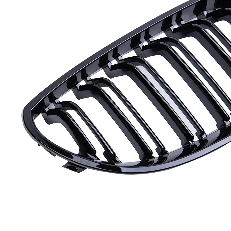 Car Front Bumper Kidney Grille Grill Hood Mesh Double Line Racing Grills For BMW 5 Series E60 M5 E61 520i 545i 550i 535i 03-10