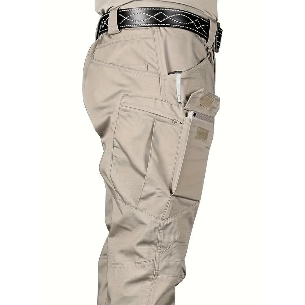 Men's workwear outdoor work casual pants, electrician and auto repair work pants, dirt-resistant and wear-resistant
