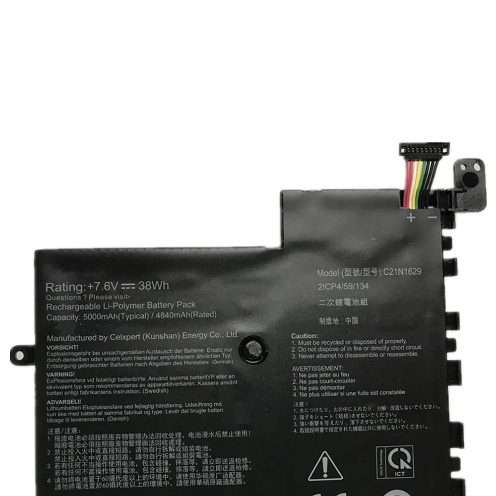 Neue C21N1629 7,6 V 38WH Laptop Batterie Für ASUS C223NA E203MAH E203MA E203N E203NA L203NA R207NA R203MA