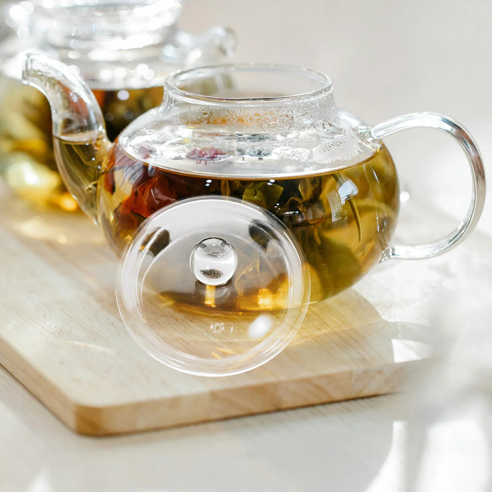 

Teapot Lid Glass Supplies Clear Kettle Accessories Replacement Cover Tea Pot HM07 Anti Leakage Easy Clean Smooth Edge Long Life