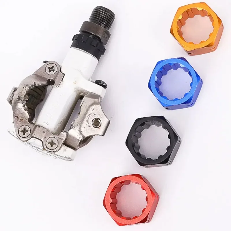 

1pc MTB Bike Pedal Disassembly Tool 10-tooth Lock Bolt Axle Spindle Removal Loosing Repair Tools For M520/M8040/M8140/M820/M828