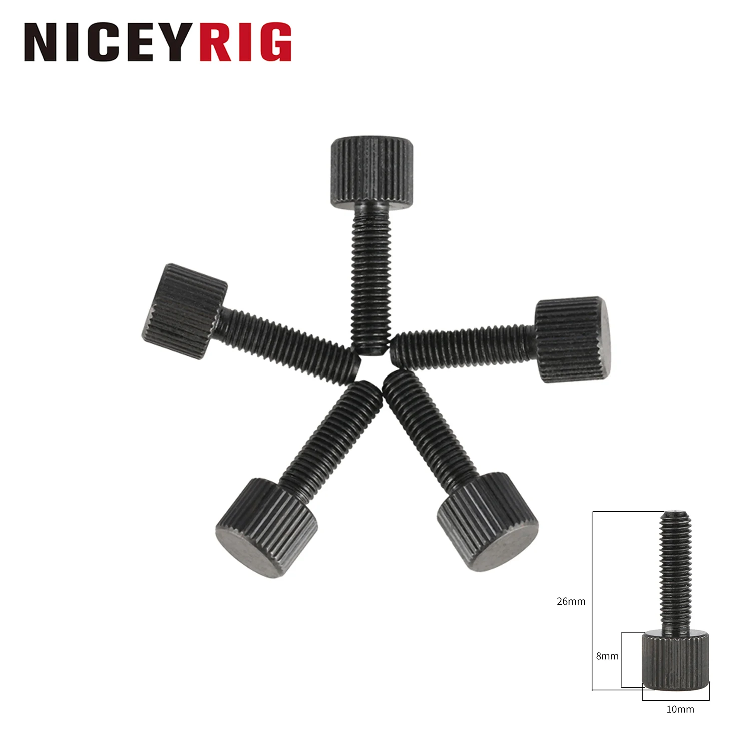NICEYRIG M5x18mm Hand Screw Adapter