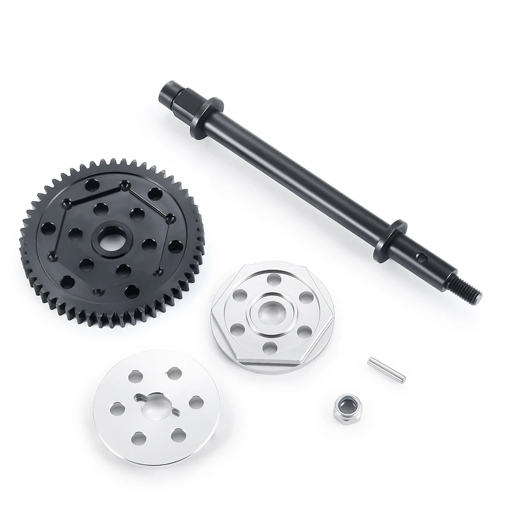 

RCGOFOLLOW Steel Hardened Gear RC Upgrade Part Rc Gear For 1/6 Rc Gear Axial SCX6 RC Car Part RC Car Accessories