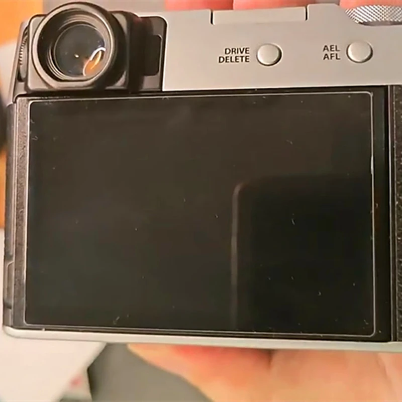 Fujifilm X100VI X100V ディスプレイ LCD / EVF ビューファインダー用ガラススクリーンプロテクター