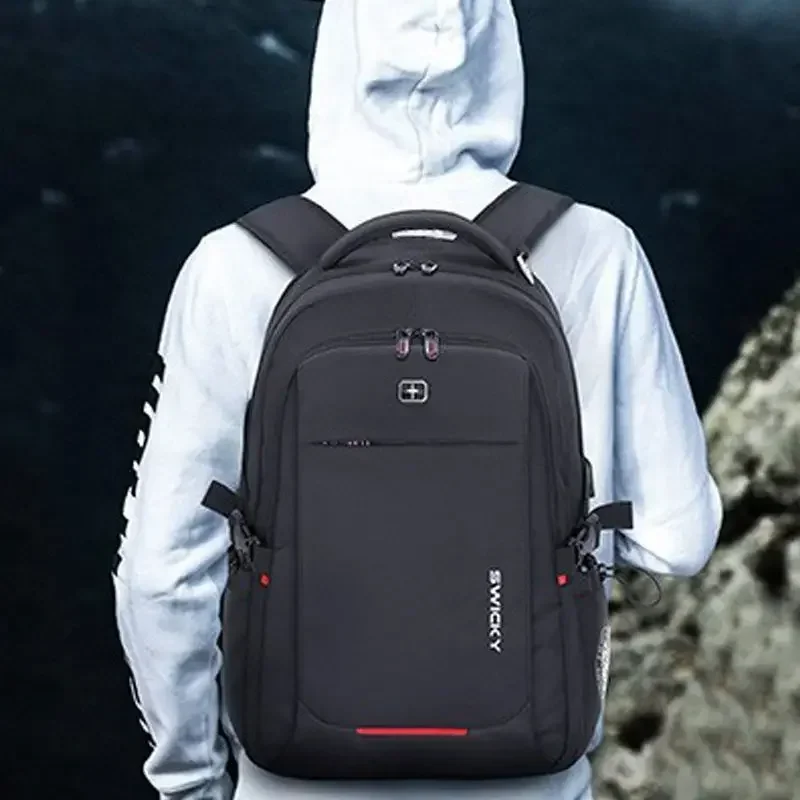 Swiss Army Knife-Mochila De Negocios impermeable para hombre, morral multifuncional de expansión para ordenador portátil de viaje, novedad de 2023