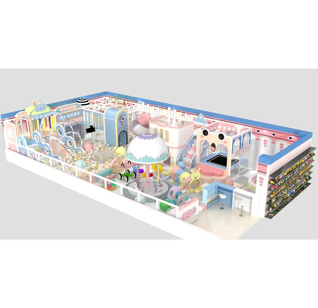 Large Park Commercial Soft Play Are Amusement Park Facilities Slides Indoor Kids Playground Equipment