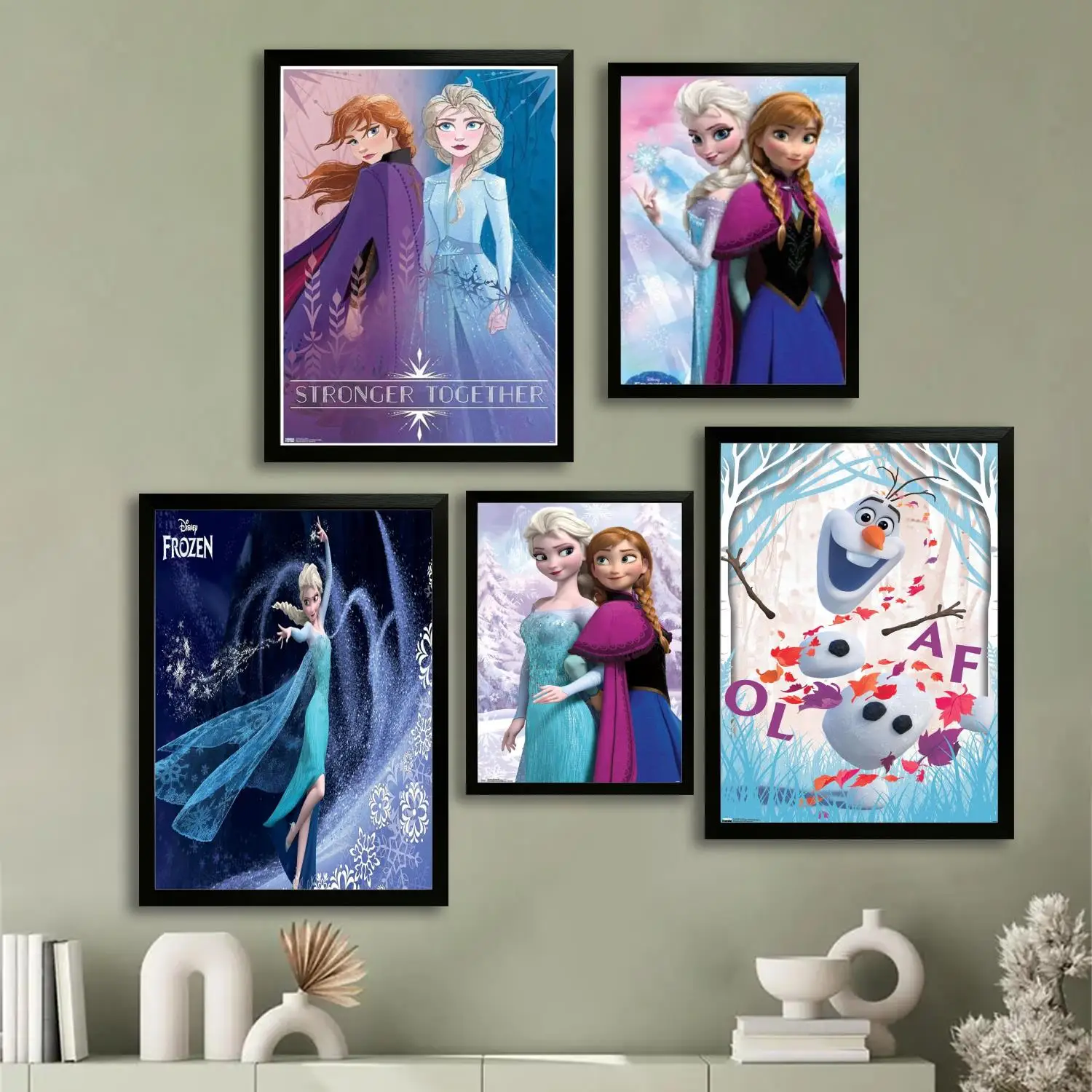 

Frozen Sing-Along Edition Canvas Art Poster and Wall Art, Picture Print, Modern Family Bedroom Decor,Decorative painting
