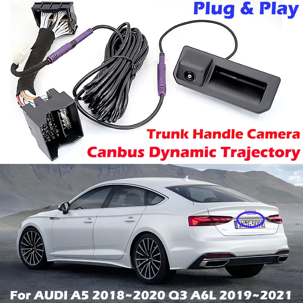 canbus-dynamic-trajectory-hd-reverse-camera-for-audi-a5-2018~2020-q3-a6l-2019~2021-oem-screen-mqb-system-plug-play-no-coding