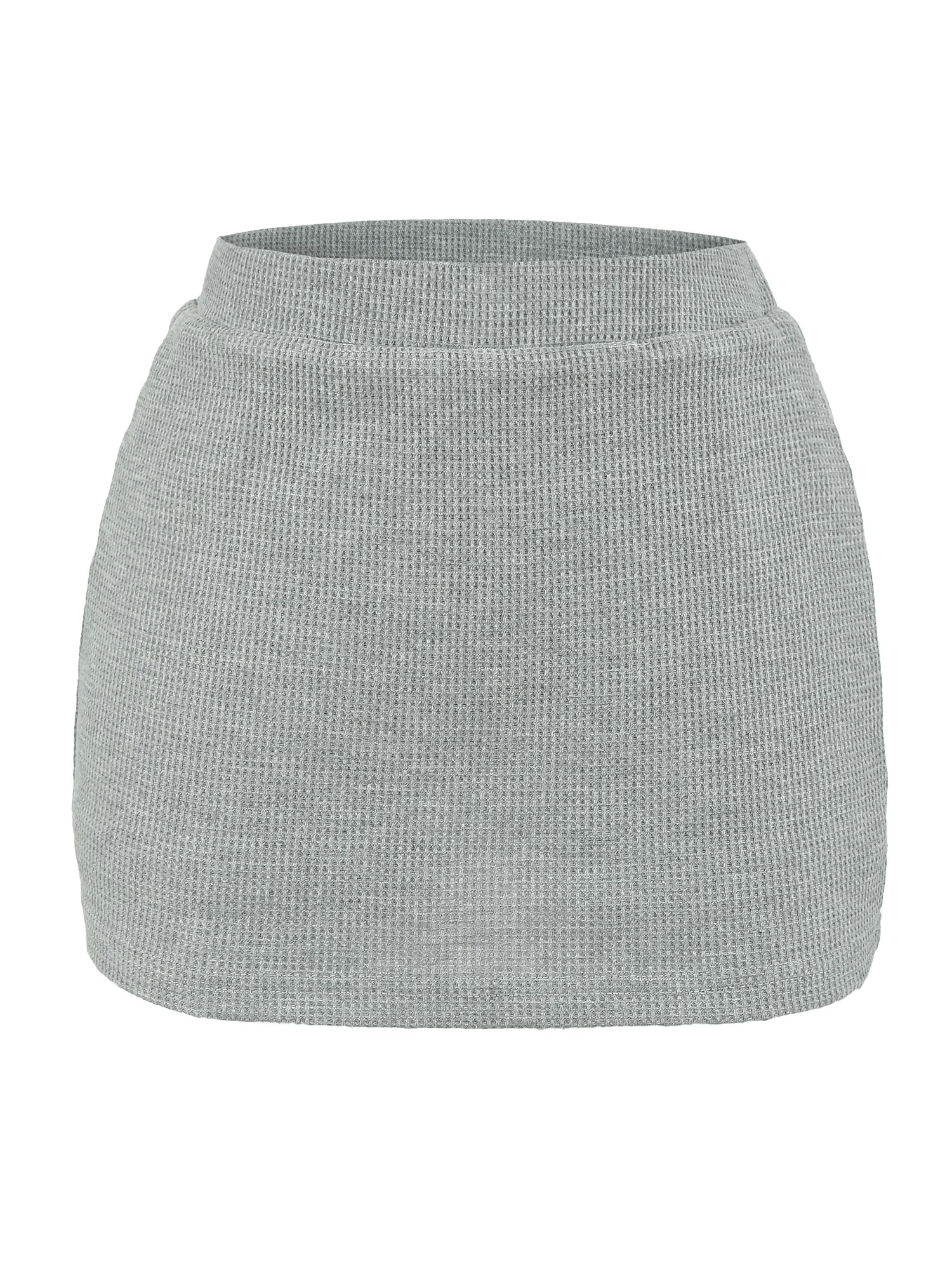 High Waist Slim Fit Half Skirt Women's Elastic Bodycon Short Skirt Pure Desire Style Anti-Light Walking  Skirt