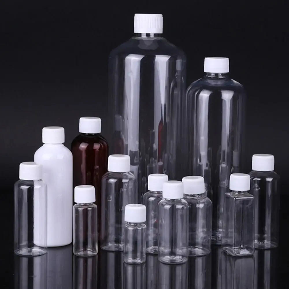 10/20/30/50/80/100ml Plastic Empty Seal Bottles Reusable Cosmetics Containers Sample Bottle Shampoo Liquid Powder Packing Bottle