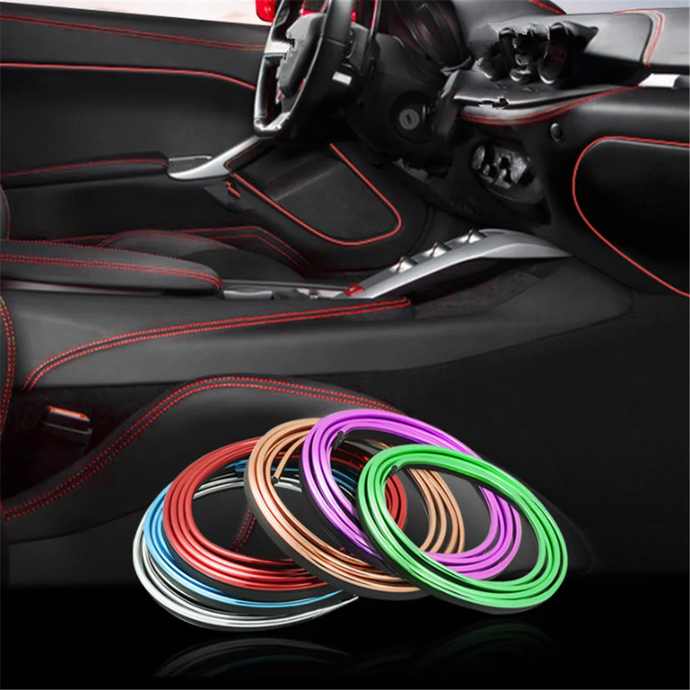 Car styling caulking decorative strip for Ford Fusion EcoSport Kuga Mondeo mk2 mk3 mk4 mk5 mk7 fiesta FOCUS 2 3 4 5