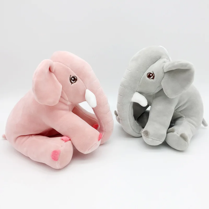 20CM Kawaii Elephant Plush Toys Cute Animal Elephant Stuffed Dolls Baby 's Playmate For Kids Birthday Christmas Festivals Gifts