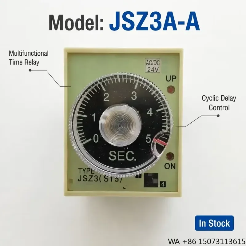 for JSZ3A-A Time Relay Multifunctional Power On Off Cyclic Delay for Industrial Control High Precision