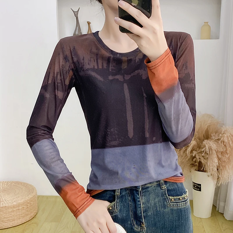 Damska bluzka z siateczki z na – Mesh Top Layering recenzja i cena