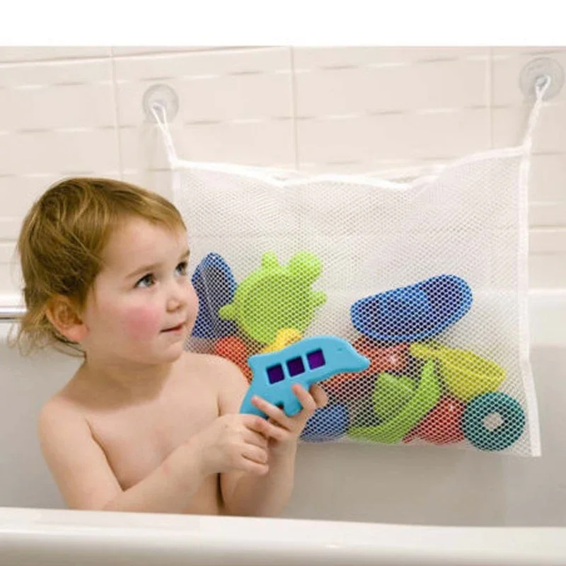 Neue Niedliche Tier-Badespielzeuge für Kinder, Saugnapf-Aufbewahrungskorb für Badewanne, Puppen-Hängetasche, Netz-Aufbewahrungstasche, Wasserspielzeug – Detail 29