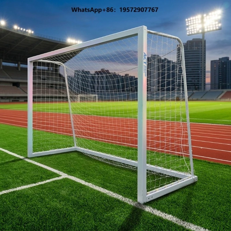 5 ASide Heavy Duty Movable White Frame 3mX2m Freestanding Soccer/Futsal Training Goal