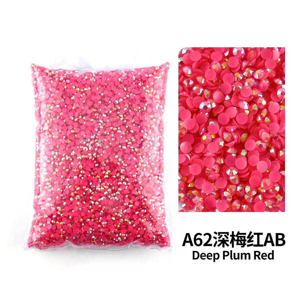 Deep Rose Red Ab Wh…