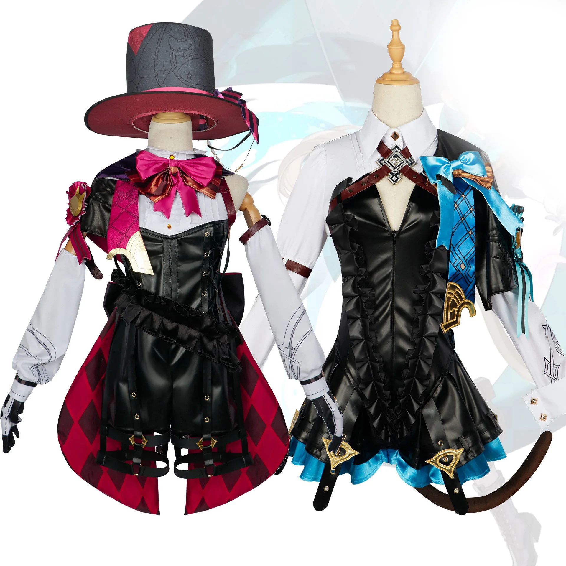 

Genshin Impact Fontaine Twins Косплей Костюм Linney Linette Game Ролевой Костюм 2D Косплей Женский