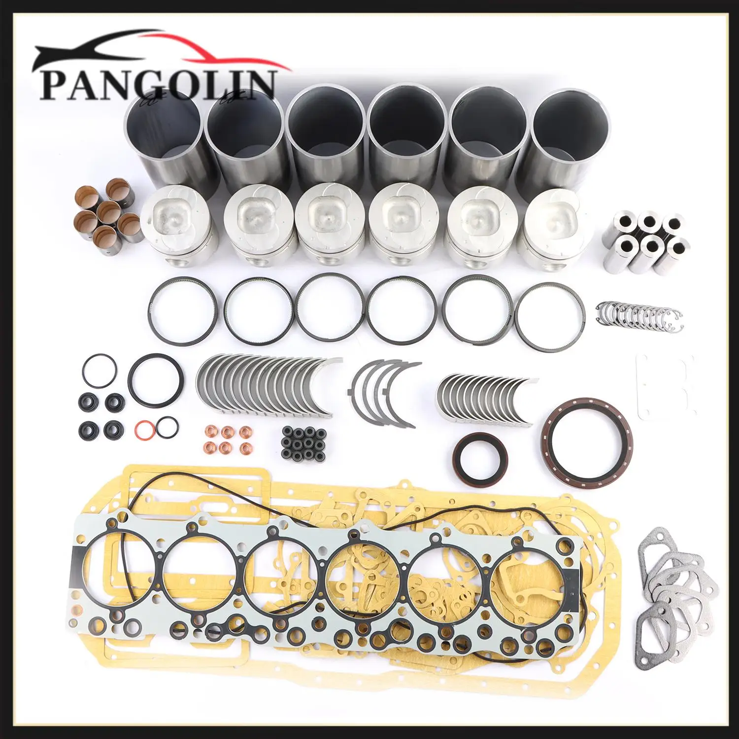 6BD1 6BD1T Engine Rebuild Kit AX7770 7730 for Isuzu TCM Forklift Truck Hitachi Excavator Repairing Parts with 3 Months Warranty