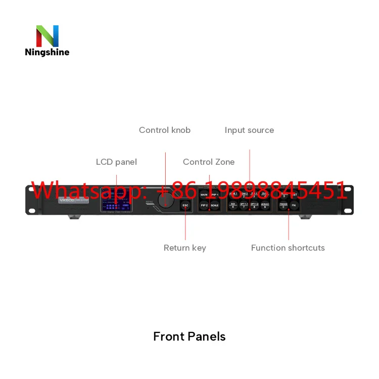 NovaStar VX600 All‑in‑One LED Video Processor，3.9M Pixels，6 Gigabit Ports，LED/LCD Display Controller