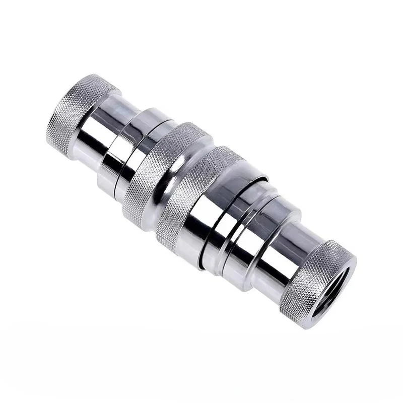 Computer water-cooled water stop quick plug, quick water stop connector, drain valve, external cooling