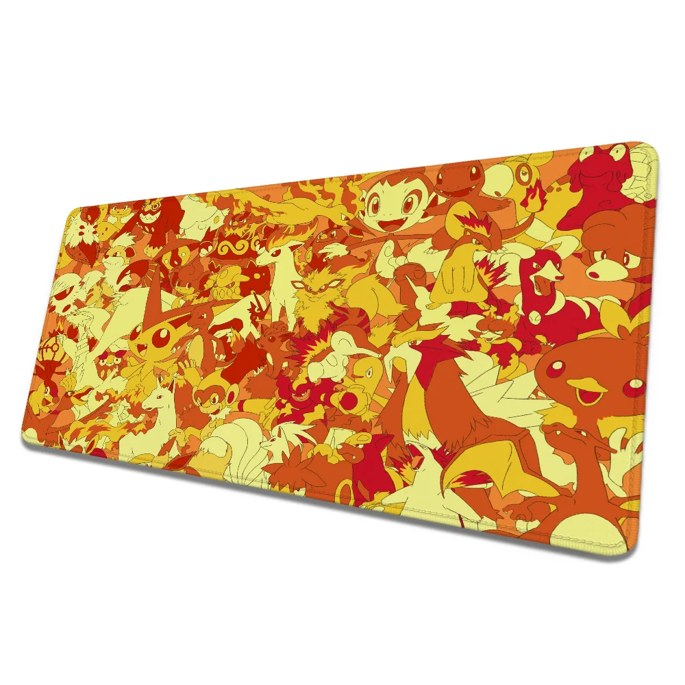 Non-slip Deskmat Rubber Mouse for Computer Accessories Over Edge Pc Gaming Pad P-pokemon Desk Mat Table Pads Mausepad Mousepad