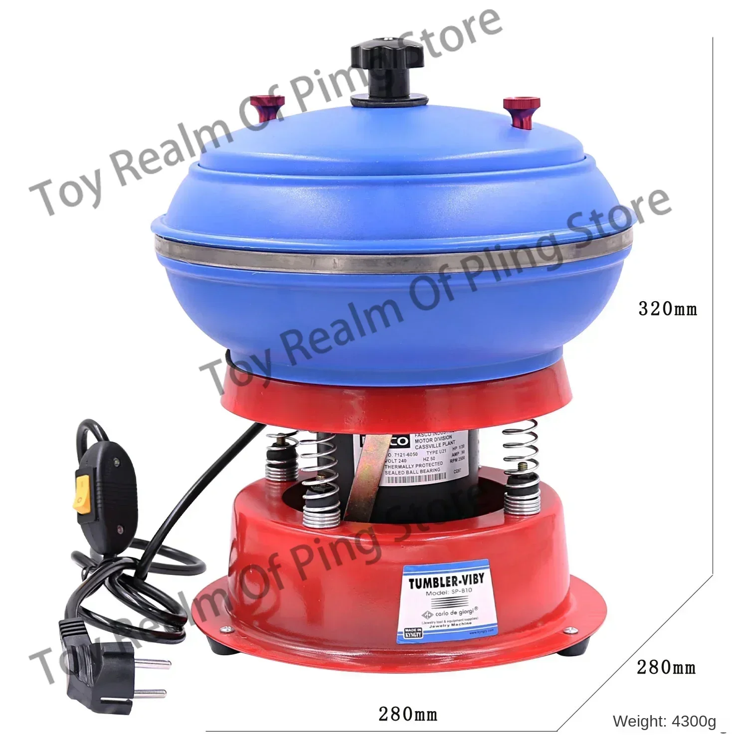 Small and Medium-sized Vibration Polishing Machine  Drum   Jade Re Jewelry Grinding