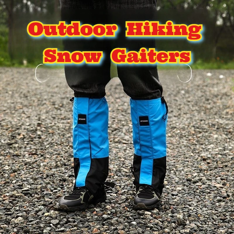 

Snow Gaiters Hiking Desert Sand Proof Leg Covers Waterproof Anti Mud Anti Bug Outdoor Protective Gear Men Women Adults Unisex