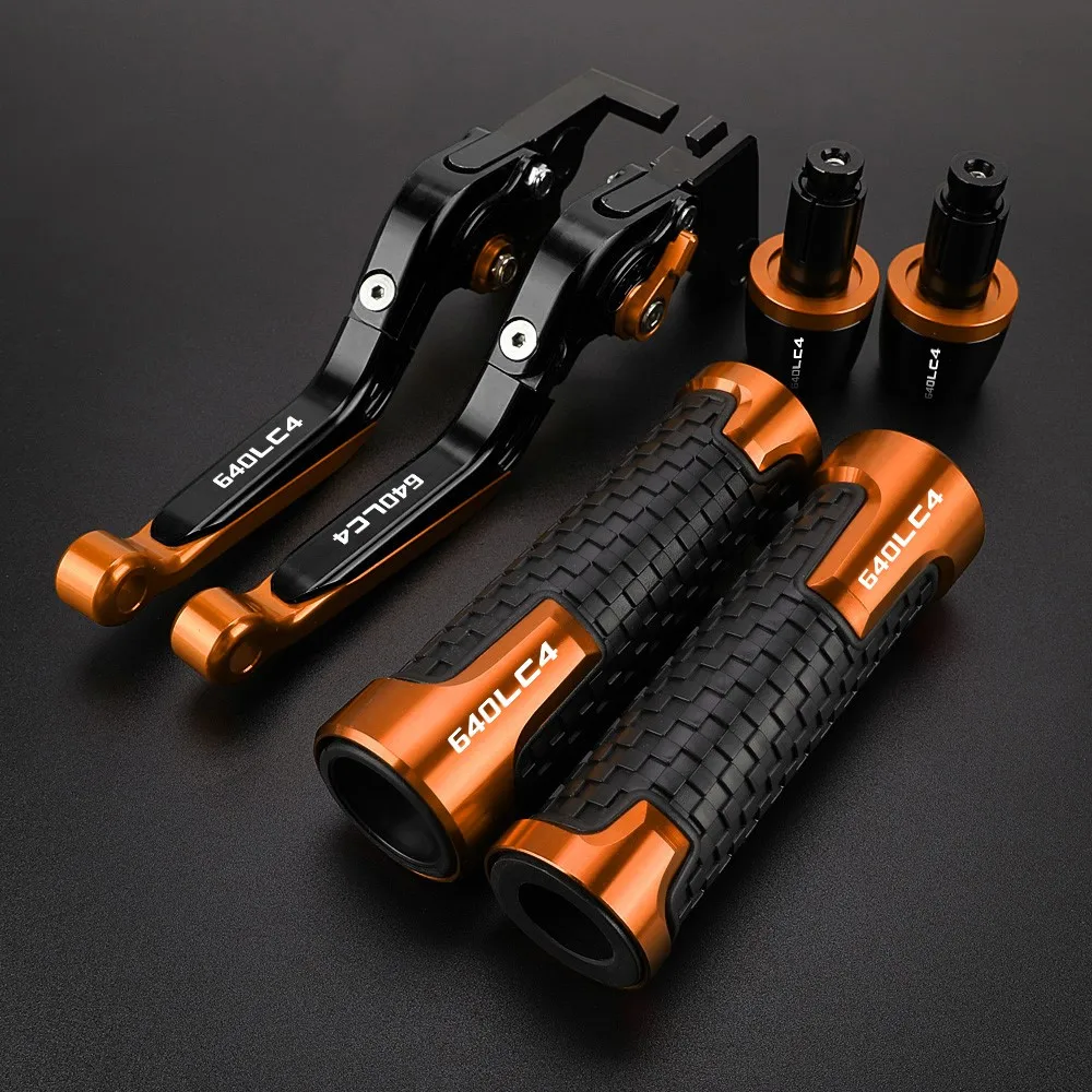 

Motorcycle For 640LC4 2003 2004 2005 2006 Folding Adjustable Brake Clutch Levers 640 LC4 Handlebar grips Handle bar Accessories