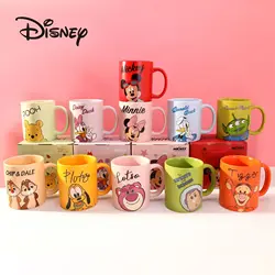 Disney Mickey Mouse Ceramic Mug Drinking Milk Mug Mickey Cartoon Mug Cute Winnie the Pooh Office Coffee Mugs