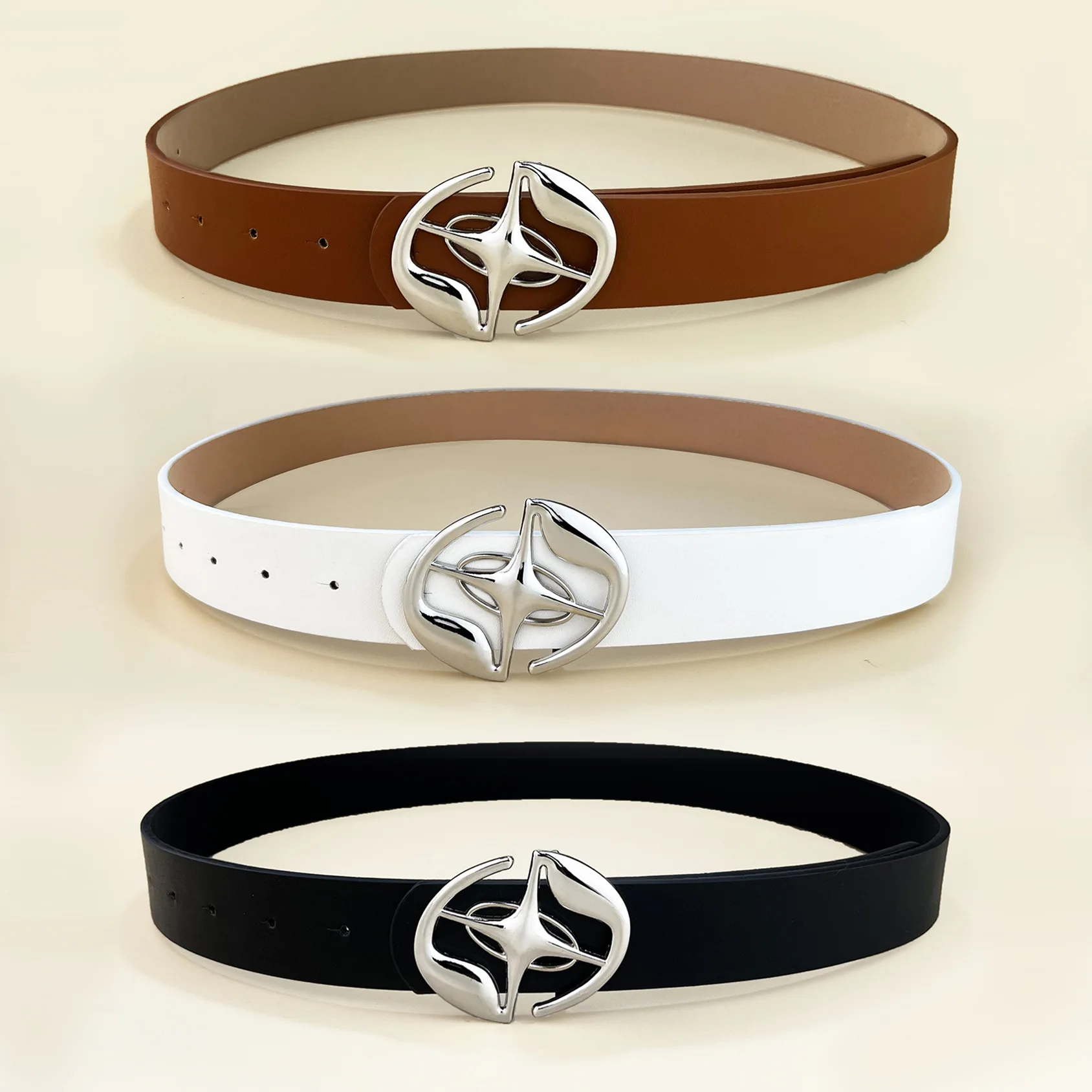 Cinture di design per cintura da donna in pelle di alta qualità per cintura da donna con cinturino in jeans con fibbia in metallo