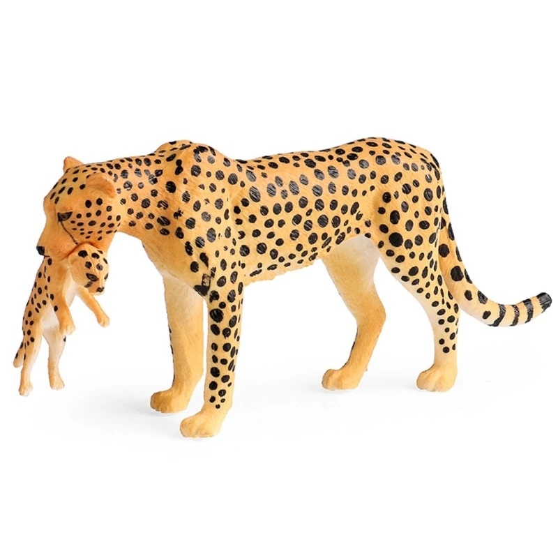 

Mum with Baby Toy Mum Plastic African Animal for Kids and Collectors