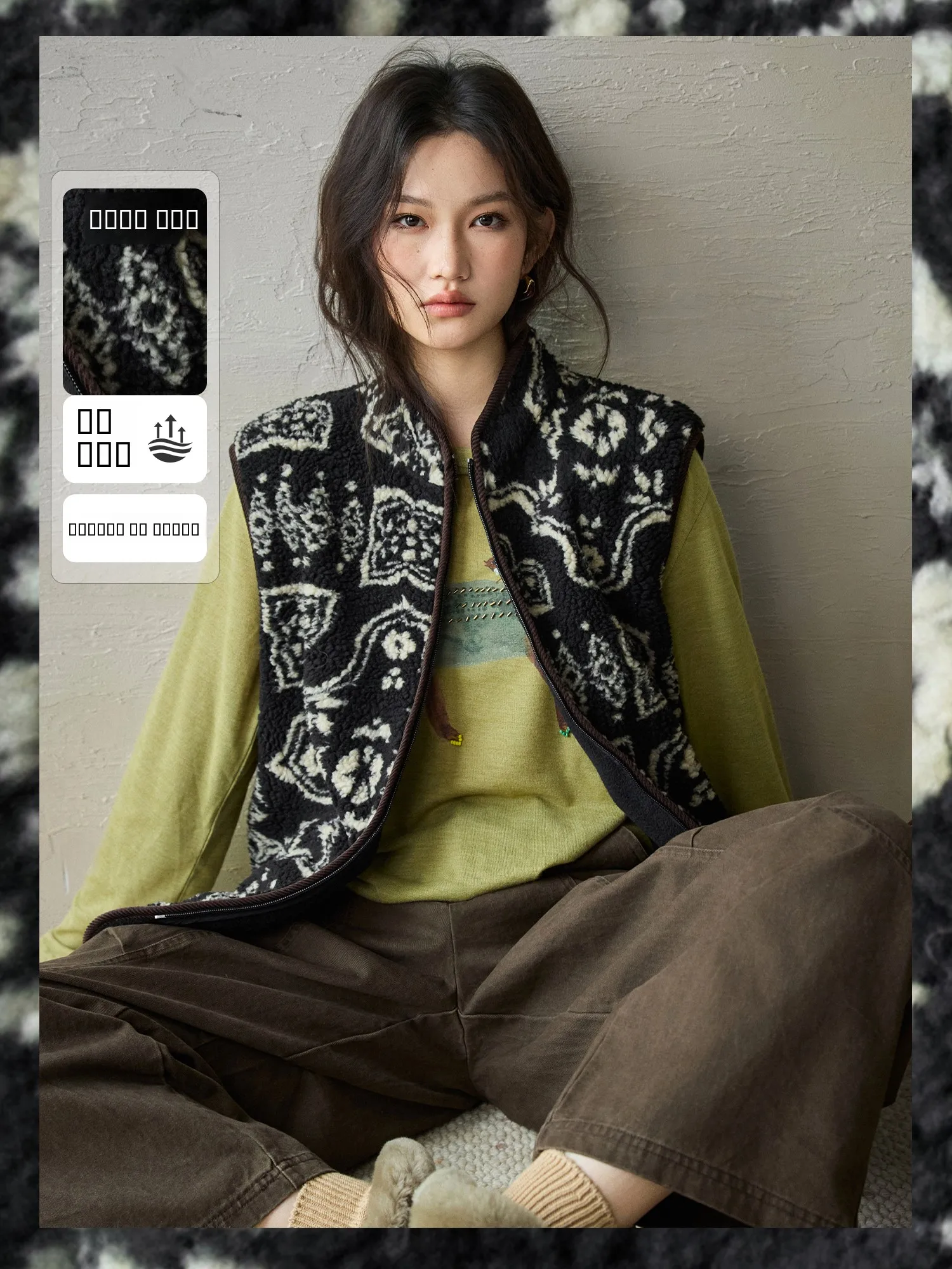 

Теплый Fce Long Sve с принтом T Jaet, женская модная осенне-зимняя верхняя одежда, повседневный свободный жилет на молнии