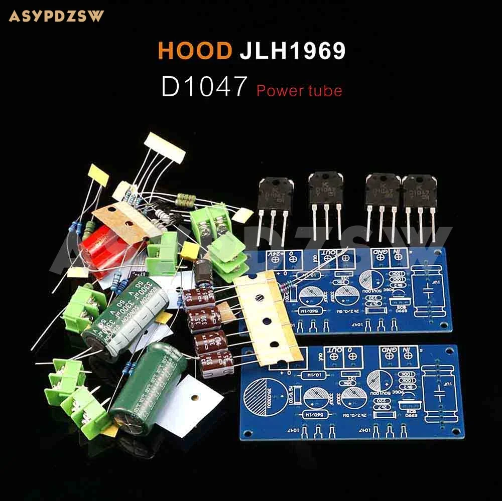 LJM D1047 Ver HOOD JLH1969 Stereo classe A amplificatore di potenza Kit fai da te/scheda finita 10W