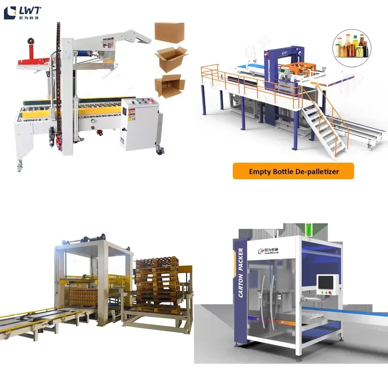 for Leadworld High Quality PLC Controlled Automatic Packaging Machine for Food and Tobacco Carton Packaging